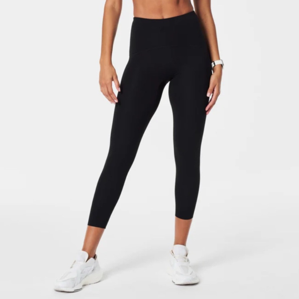 Spanx Legging Booty Boost Active Pant 7/8 Black High Waist Womens sz Medium NWT
